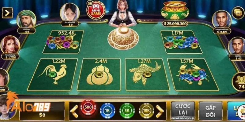 Đầu tư bầu cua tôm cá kiếm thưởng tại casino Fun88