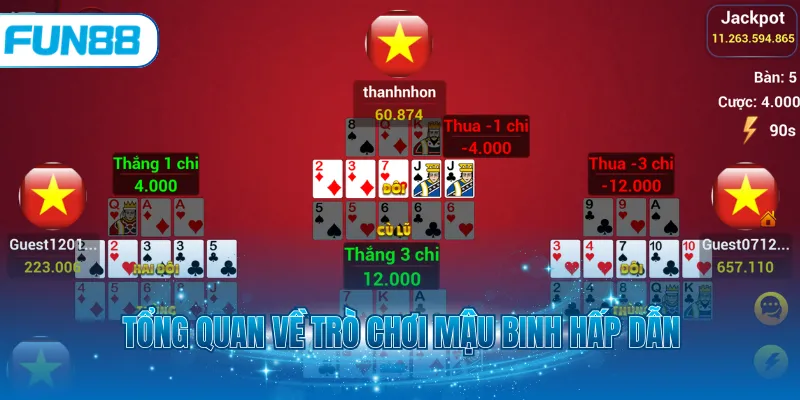 Tổng quan về trò chơi Mậu Binh hấp dẫn