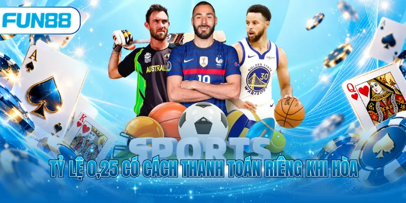 Tỷ lệ 0,25 có cách thanh toán riêng khi hòa